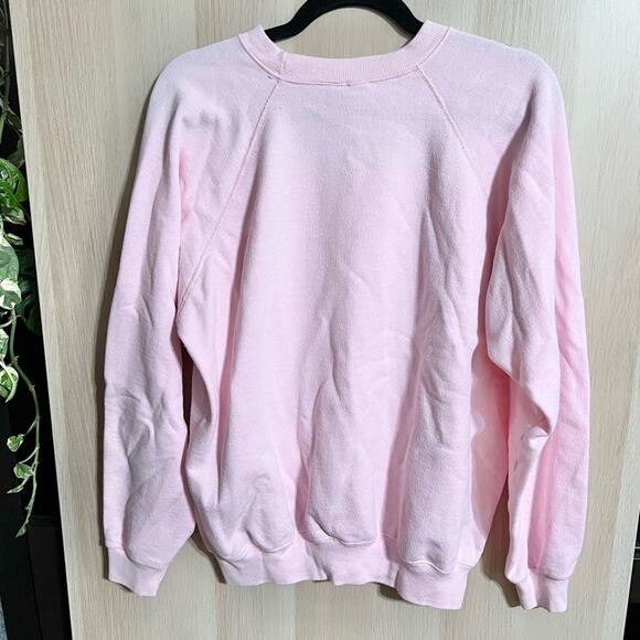 Vintage Pink Quilt Appliqué Sweater - Picture 2 of 4